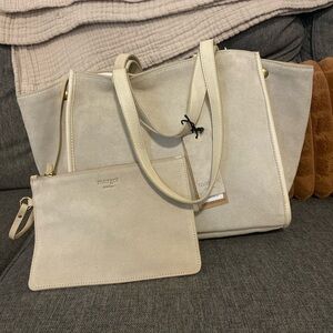 Margot Cream Tote Bag Set